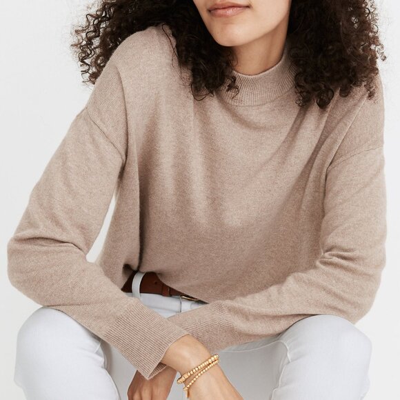 Madewell Tops - CCO! [Madewell] Ashbury Merino Wool Blend Mockneck Sweater Large
